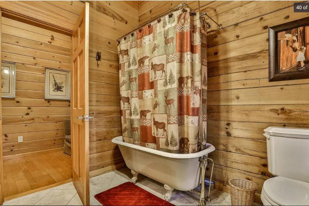 Blue Ridge Bliss- Spacious Cabin, Pets, Hot Tub! ภายนอก รูปภาพ